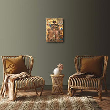 Charger l'image dans la galerie, GUERRY Christiane - Diva au violon (tableau. mis en situation)