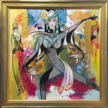 Charger l&#39;image dans la galerie, PERRIN Marie-Paskale - Lady Dracula (tableau, Acrylique / toile) - ART ET MISS