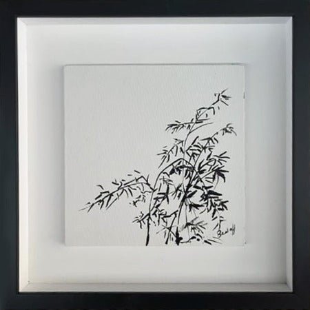 BEALAFF-GIROTTO Béa - Les filles et les bambous (tableau, encre/carton entoilé) - ART ET MISS