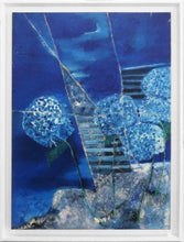 Charger l&#39;image dans la galerie, CHESCA - Vertige floral (tableau, huile et collages / toile) - ART ET MISS