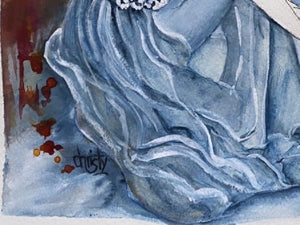 CHRISTY - Porcelaine (tableau, Aquarelle/papier) - ART ET MISS