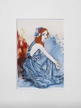 Charger l&#39;image dans la galerie, CHRISTY - Porcelaine (tableau, Aquarelle/papier) - ART ET MISS