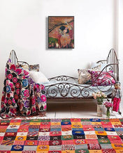 Charger l'image dans la galerie, COCCINA Claudia : Andaluza (Tableau, Acrylique et tissu sur toile) - ART ET MISS