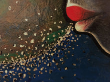 Charger l'image dans la galerie, COCCINA Claudia : Cosmic messenger (Tableau, Acrylique et tissus sur toile) - ART ET MISS