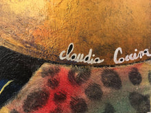 Charger l'image dans la galerie, COCCINA Claudia : Cosmic messenger (Tableau, Acrylique et tissus sur toile) - ART ET MISS
