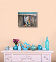 Charger l'image dans la galerie, COCCINA Claudia : Désespoir (Tableau, Acrylique et tissu sur toile) - ART ET MISS