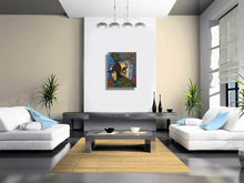 Charger l'image dans la galerie, COCCINA Claudia : Igboland (Tableau, Acrylique et tissu sur toile) - ART ET MISS