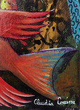 Charger l'image dans la galerie, COCCINA Claudia : Liberté (Tableau, Acrylique et tissu sur toile) - ART ET MISS