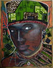 Charger l'image dans la galerie, COCCINA Claudia : Palermo - 2 (Tableau, Acrylique et tissu sur toile) - ART ET MISS