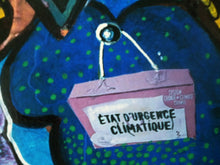 Charger l'image dans la galerie, COCCINA Claudia : Pollution atmosphérique (Tableau, Acrylique et tissu sur toile) - ART ET MISS