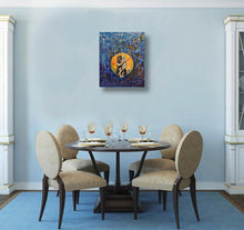 Charger l'image dans la galerie, COCCINA Claudia : Questions (Tableau, Acrylique et tissu sur toile) - ART ET MISS