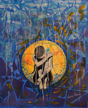 Charger l'image dans la galerie, COCCINA Claudia : Questions (Tableau, Acrylique et tissu sur toile) - ART ET MISS