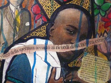 Charger l'image dans la galerie, COCCINA Claudia : Voyages de l'espoir (Tableau, Acrylique et tissu sur toile) - ART ET MISS