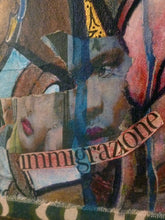 Charger l'image dans la galerie, COCCINA Claudia : Voyages de l'espoir (Tableau, Acrylique et tissu sur toile) - ART ET MISS