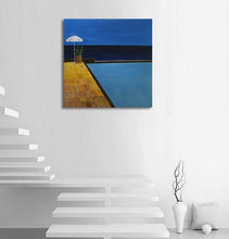Charger l&#39;image dans la galerie, COLOMÈS Didier - La piscine et la mer (tableau, Acrylique / toile) - ART ET MISS