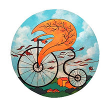 Charger l&#39;image dans la galerie, DESCHAMPS-KUS Jocelyne - Feuille à bicyclette (tableau, Acrylique/toile) - ART ET MISS