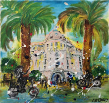 Charger l'image dans la galerie, GUERRY Christiane - Le Negresco (tableau, Acrylique et collage / toile) - ART ET MISS