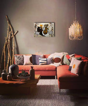 Charger l'image dans la galerie, GUERRY Christiane - Musiciennes en temps de Covid (tableau, Acrylique et collages / toile) - ART ET MISS
