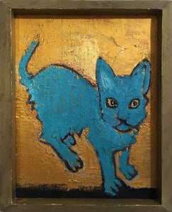 HANNIBAL Jiri - Chatte bleue (Peinture, Huile / toile) - ART ET MISS