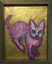 Charger l&#39;image dans la galerie, HANNIBAL Jiri - Chatte rose (Peinture, Huile / toile) - ART ET MISS