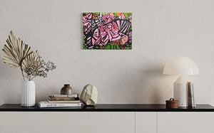 INGRID - Jardin (tableau, Acrylique / toile) - ART ET MISS