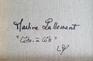 LALLEMENT Martine - Côte-à-côte (tableau, acrylique / toile) - ART ET MISS