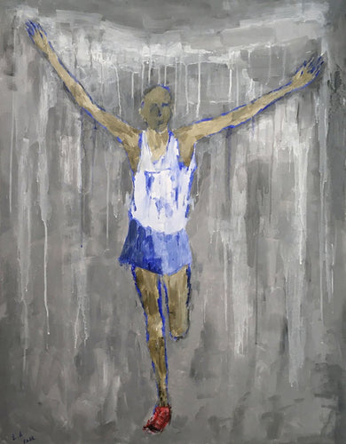 LANZI Arno : Marathon 2 (Tableau, acrylique sur toile) - ART ET MISS