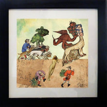 Charger l'image dans la galerie, LE VAN Florence : Femme et dragon (Collage sur papier) - ART ET MISS