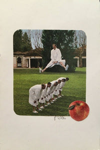 LE VAN Florence : Judo acrobatique (Collage sur papier) - ART ET MISS