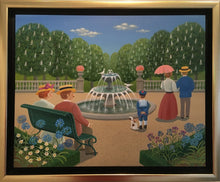 Charger l&#39;image dans la galerie, LORAND Jean-Pierre : Le petit parc (Tableau, Acrylique sur toile) - ART ET MISS