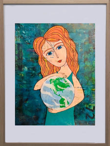 MANDO - Heal the world (tableau, technique mixte / Papier) - ART ET MISS