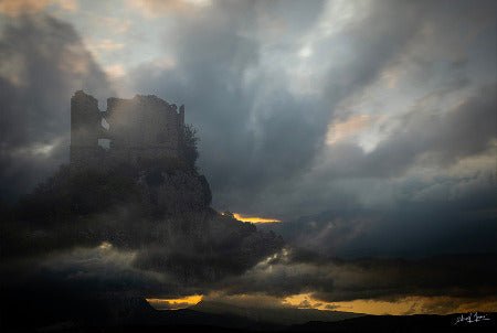 MAZARÉ Edouard - Les ruines de Soyans (Photographie) - ART ET MISS