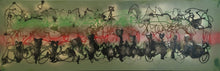 Charger l&#39;image dans la galerie, NARBONNE Michel - L&#39;armée des 12 chats (tableau, huile / toile) - ART ET MISS