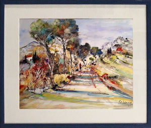 Patrice LAYRE - Promenade en Provence (tableau, Peinture Aquarelle) - ART ET MISS