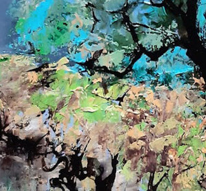 RITSCHARD Patricia - Auprès de mon arbre (tableau, Acrylique et encre / toile) - ART ET MISS