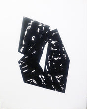Charger l&#39;image dans la galerie, SALA Michèle - Diamant noir sur blanc (tableau, Acrylique / toile) - ART ET MISS