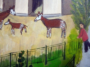 SCHMELZER Heidi - Girafes (tableau, Acrylique / toile) - ART ET MISS