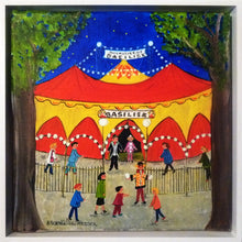 Charger l&#39;image dans la galerie, SCHMELZER Heidi - Le cirque (tableau, Acrylique / toile) - ART ET MISS
