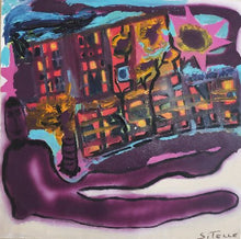 Charger l&#39;image dans la galerie, SITELLE - In the city 1 (tableau, Acrylique et bombe / toile) - ART ET MISS