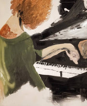 Charger l&#39;image dans la galerie, SITELLE - La pianiste (tableau, Acrylique et bombe / toile) - ART ET MISS