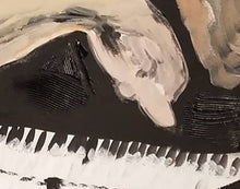 Charger l&#39;image dans la galerie, SITELLE - La pianiste (tableau, Acrylique et bombe / toile) - ART ET MISS