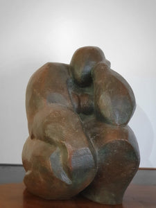 SLAVU - Nostalgie II (Sculpture, Terre cuite patinée) - ART ET MISS