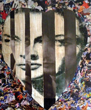 Charger l&#39;image dans la galerie, TAILLANDIER Alexandre : collages sur toile (55x46 cm) - ART ET MISS