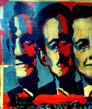 Charger l'image dans la galerie, TAILLANDIER Alexandre : sans titre 3, collages sur toile (55x46 cm) - ART ET MISS