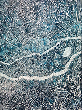 Charger l&#39;image dans la galerie, TOUSSAINT - Blue Wave (tableau, Acrylique / Toile) - ART ET MISS