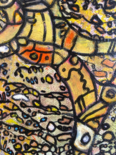 Charger l&#39;image dans la galerie, TOUSSAINT - Le jardin d&#39;Éden (tableau, Acrylique au couteau et pinceau / Toile) - ART ET MISS
