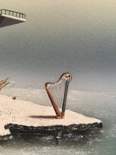 Charger l&#39;image dans la galerie, VAN QUICKENBORNE Thierry - La harpe (tableau, Acrylique et Huile / toile) - ART ET MISS