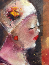 Charger l&#39;image dans la galerie, ZANET Hélène - La mécanique du coeur N 3 (tableau, Acrylique et encre / toile) - ART ET MISS