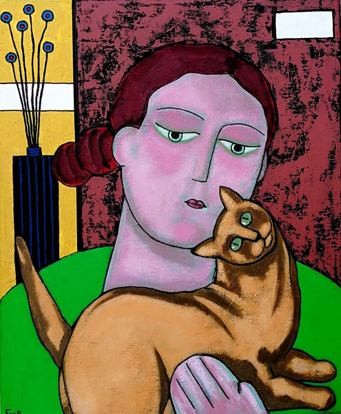 La femme au chat de Marie FANG