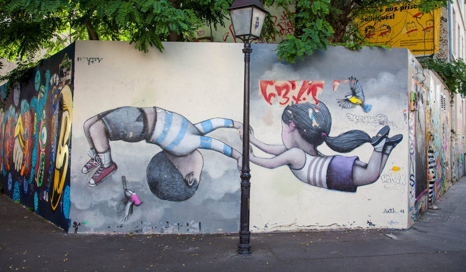 L’exposition  de Street Art à l'Hôtel de Ville de Paris.
